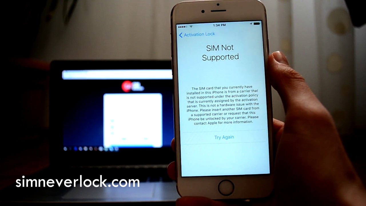 sim not supported iphone activation